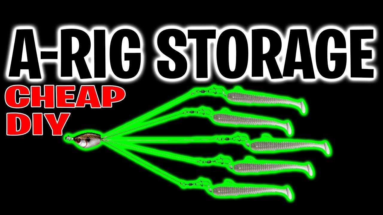 💰 The Cheapest AND Easiest A-Rig Storage Solution - Alabama Rig, Umbrella  Rig, Umbrella Rig 