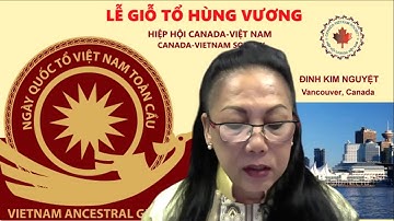 Phần 3: Bài phát biểu - Ngày Quốc Tổ Việt Nam Toàn Cầu - Canada 2020