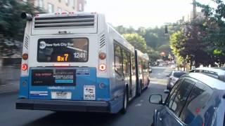 MTA New York City Bus Novabus LFSA 1241 on the Bx7
