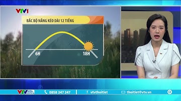 Dự báo thời tiết 5h30 - 26/07/2023 | Bắc Bộ nắng kéo dài 12 tiếng | VTVWDB