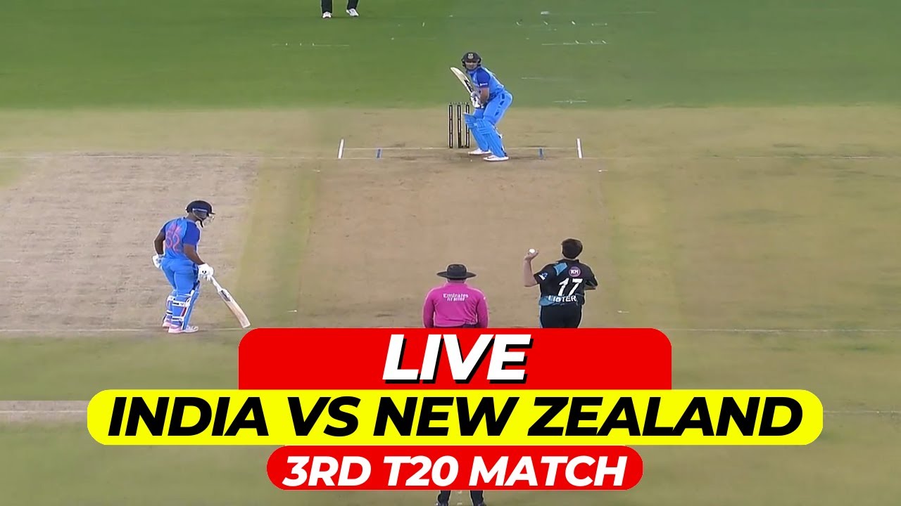 India vs New Zealand 3rd T20 I Live Streaming India vs New Zealand Playing 11 Today Match Live