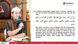 LIVE Al-Adabul Mufrod | Do'a - Do'a Rasulullah ﷺ | Hadits No.672 - Ustadz Abdullah Zaen, Lc. M.A.