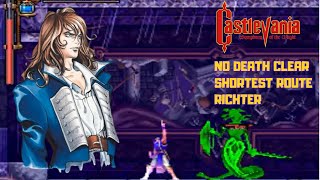 Castlevania: Symphony of the Night (PSx) No Death Clear with Richter (Shortest Route)