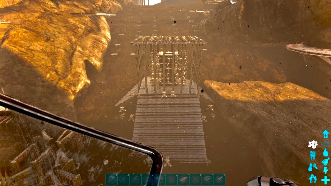 ARK Unofficial PvP PEARL CAVE BASE TOUR YouTube