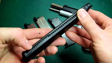 LaZouche Custom airsoft TM single stack short, medium and long mags for 1911s.