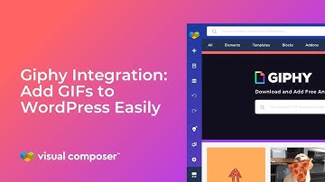 How to Add GIFs From GIPHY in WordPress With Visual Composer