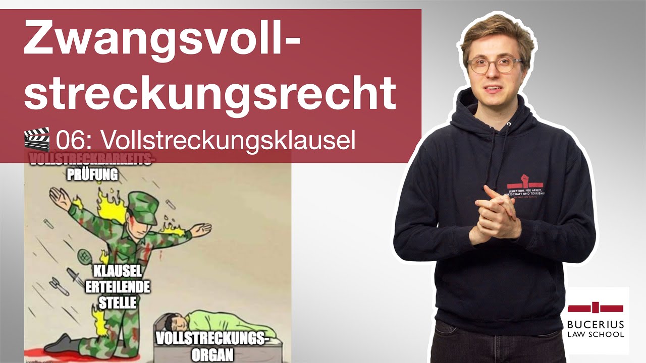 Vollstreckungsklausel allg VS Der Zwangsvollstreckung 06 ZPO vollstreckungsklausel-allg-vs-der-zwangsvollstreckung-06-zpo