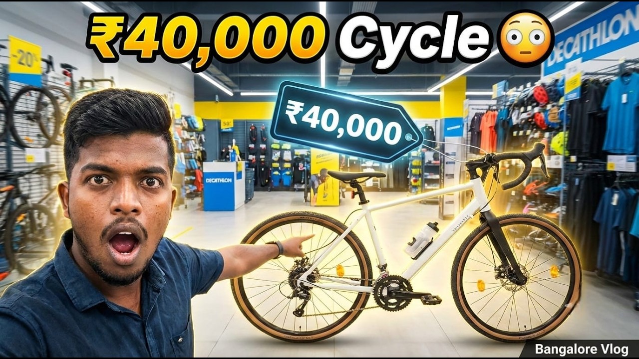 ₹40,000 Cycle Shopping 🤯 | Bangalore Vlog | Yashas S | vlog 68