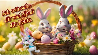 Vorfreude auf das Osterfest 🐣 liebe Grüße zum Gründonnerstag 🐰 Frohe Ostern