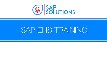 SAP Solutions EHS Demo