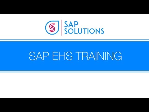 SAP Solutions EHS