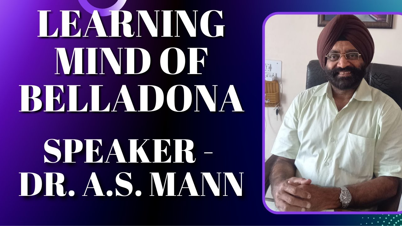 LEARNING MIND OF BELLADONNA BY Dr. A.S. MANN