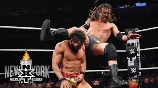 Adam Cole scores first against Johnny Gargano in a 2-out-of-3 Falls Match: NXT TakeOver: New York