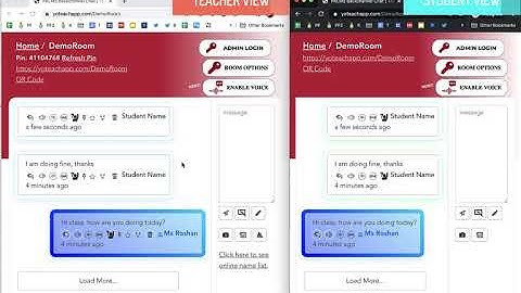 Walkthrough of YoTeachApp: A Backchannel Chat Tool with Built-In Whiteboard & Equation Editor
