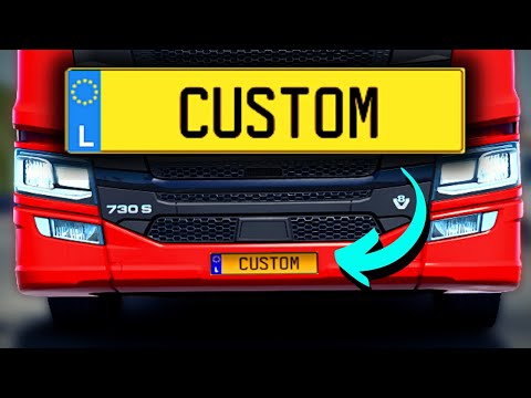 How to Create Custom License Plates in ETS2 & ATS: Easy Step-by-Step Tutorial | With World of Trucks
