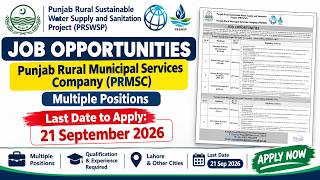 PRMSC Jobs | Punjab Rural Municipal Services Company Jobs | Latest Govt Jobs | Last Date 21 Sep 2026 screenshot 2