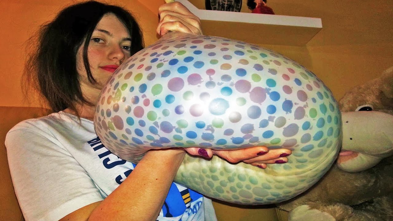 GIANT STRESS BALL WITH ORBEEZ ?!! JustJonathan 