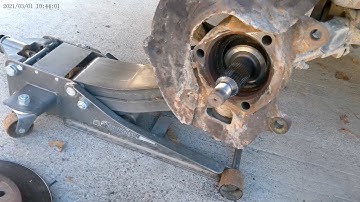 2003 Ford F150 How to check & replace front wheel bearings