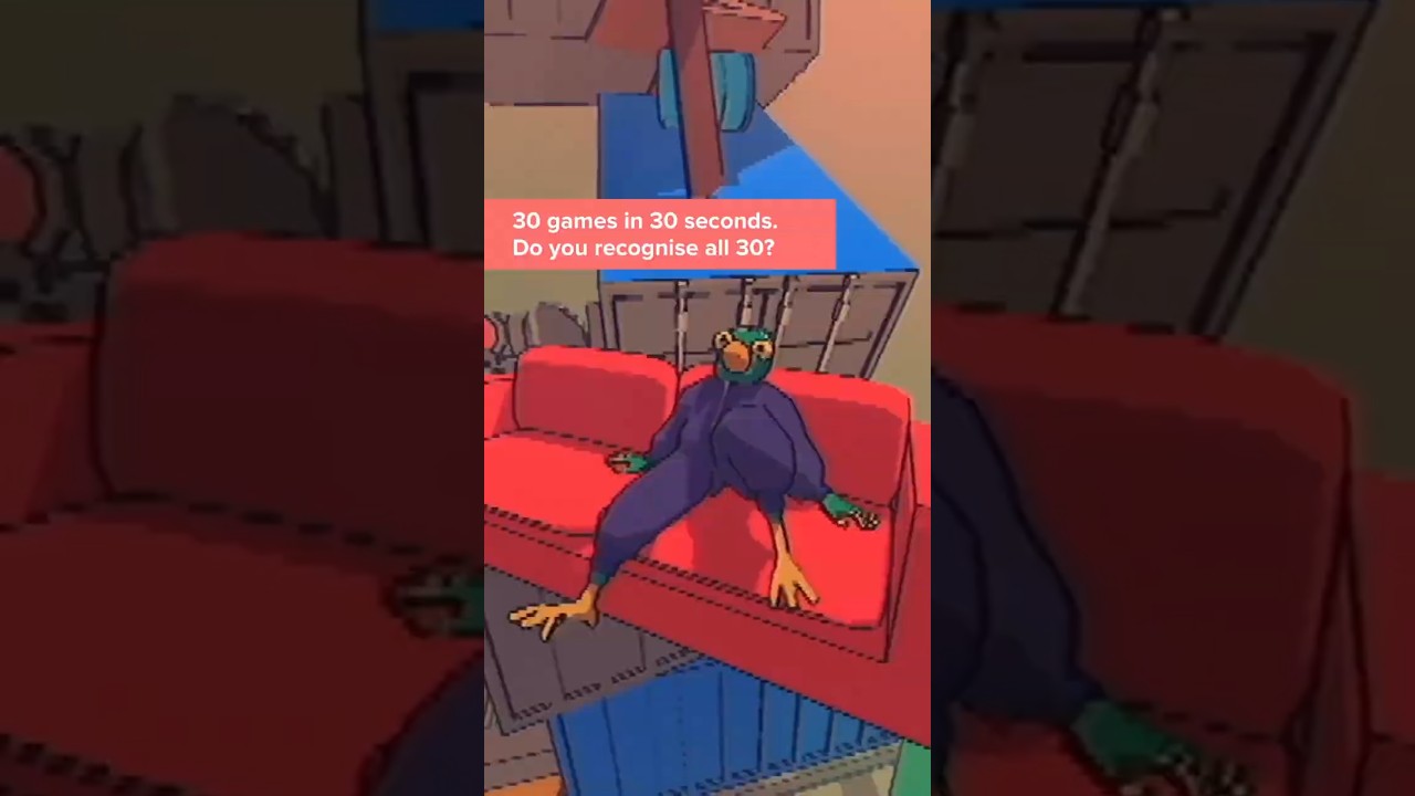 30 games using outlines in 30 seconds. Do you recognise all 30?