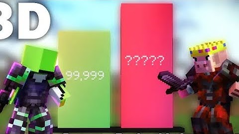 Dream vs technoblade power level 3d Minecraft animation