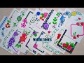 20 BEAUTIFUL BORDER DESIGNS/PROJECT WORK DESIGNS/A4 SHEET/FILE/FRONT PAGE DESIGN FOR SCHOOL PROJECTS
