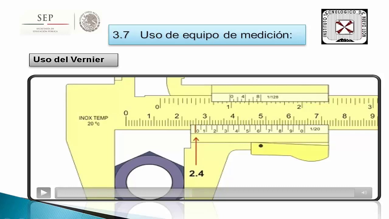 Uso De Equipo De Medición Vernier Tornillo Micrométrico Multímetro Sensores