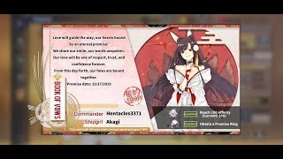 Azur Lane Akagi Marriage Ceremony