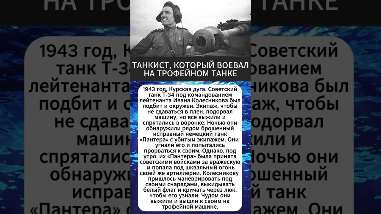 Трофей танкист