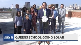 NY1: Costa Funds Queens School Going Solar