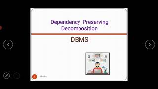 Dependency Preserving decomposition lecture 50