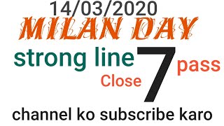 14032020 Milan Day Strong Line Se Single Jodi Line Open U0026otc Strong Line Se