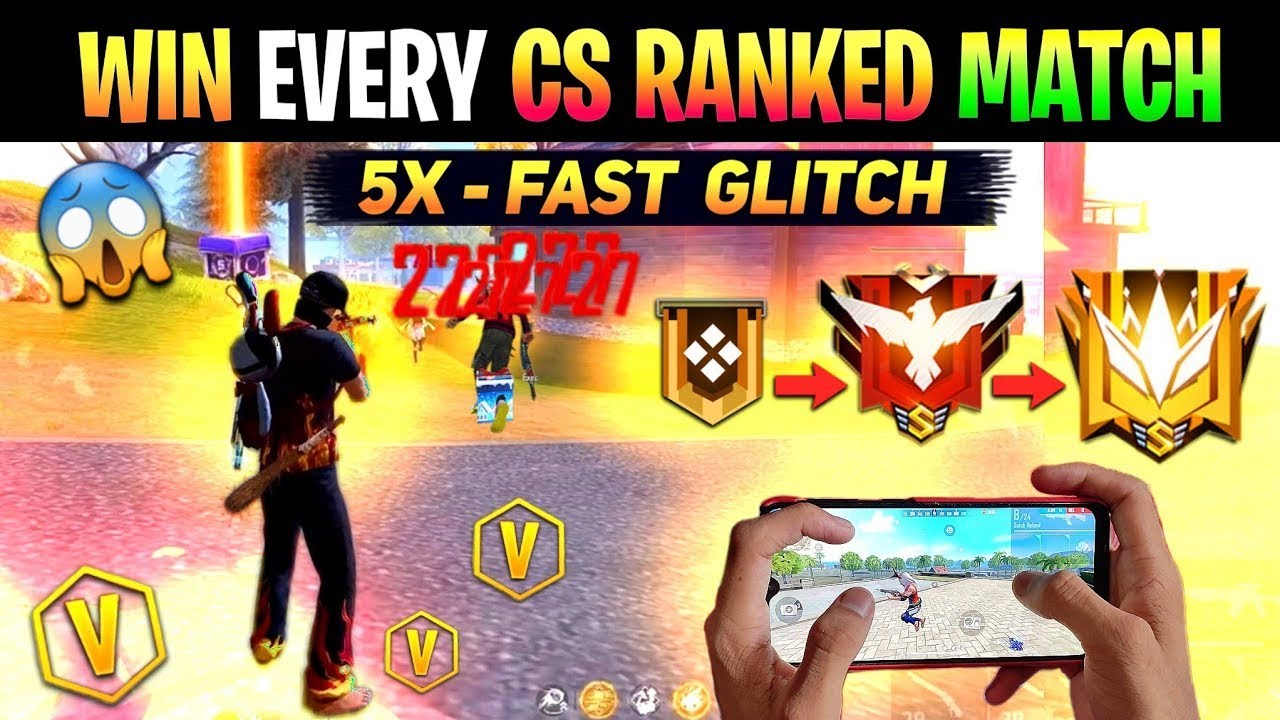GLITCH Fastest Cs Rank Pushing Tricks Grandmaster in 1 Day 😱 How To Win ...