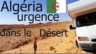 EP39/Algéria danger dans le désert, le camion enlisé ,risque de se renverser