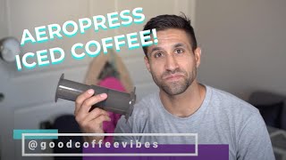 Aeropress Iced Coffee Recipe  You WON'T Believe How Good This Is!