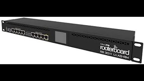 Review: Mikrotik RB3011UIAS-RM RouterBOARD 10xGigabit Ethernet, USB 3.0, LCD, RB3011