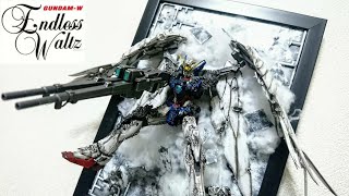 ガンプラ】MGウイングガンダムゼロVer.Kaで壁掛けジオラマに挑戦 ...