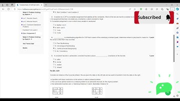 Fundamentals of Artificial intelligence || Week 2 || NPTEL ANSWERS || MY SWAYAM || #nptel || 2024
