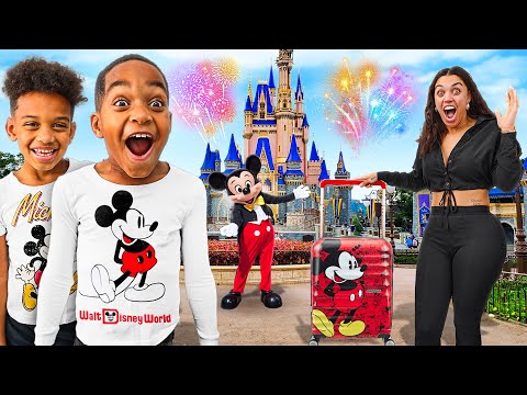 SURPRISING DJ & KYRIE WITH A DISNEY TRIP 🎉