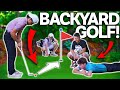 We Created A Golf Course In My Backyard | GM GOLF