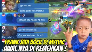 Prank Nyamar Jadi Bocil Di Ml Ini Hp Aku, Game Aku Jgn Atur Aku, Bpk Aku Yg Pnya Game Ini