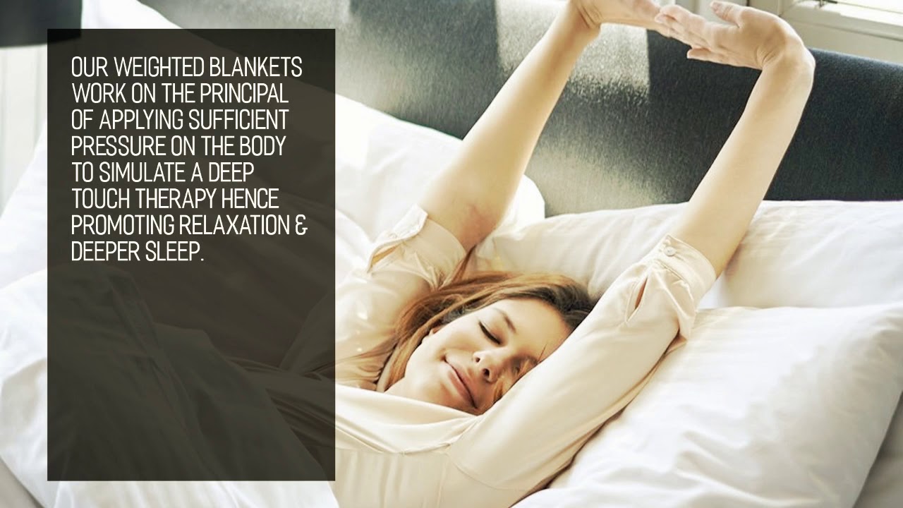 Heavy Weighted Blanket | Serenity Weighted Blanket - YouTube
