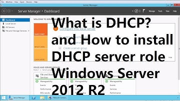 1. Installing DHCP server role on windows server 2012 R2