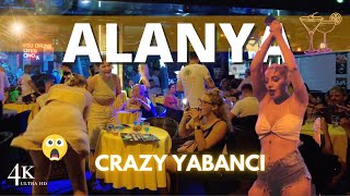 【4K🇹🇷】Alanya 2023 Gece Hayatı Barlar Sokağı