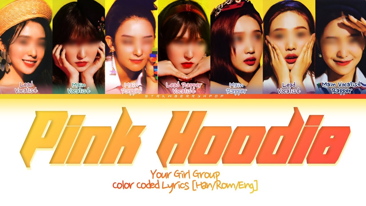 Your Girl Group ⟨7 Members⟩ - Pink Hoodie (By aespa) | REQUEST#35