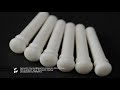 シャリ感向上 !! 【ブリッジピン】牛骨 弦溝なし 6本セット #3039