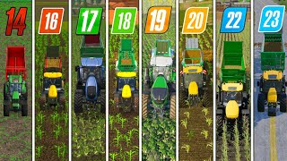 Fs14 Vs Fs16 Vs Fs17 Vs Fs18 Vs Fs19 Vs Fs20 Vs Fs22 Vs Fs23 Gameplay | Manure Comparison Gameplay |