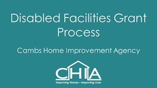 Disabled Facilities Grant Process