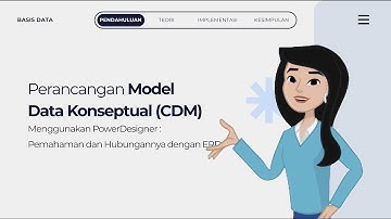 Perancangan Model data Konseptual (CDM) Menggunakan PowerDesigner dan Hubungannya dengan ERD
