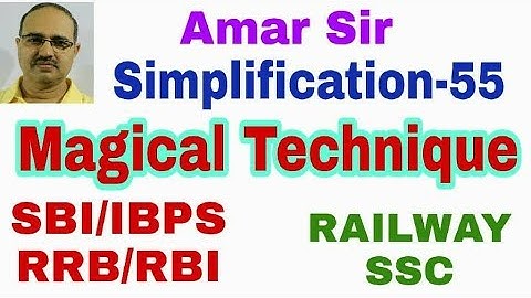 Simplification Questions-55 SBI/IBPS/RRB/RBI | Memory Based
