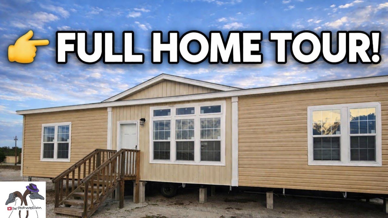 Affordable 3 Bed 2 Bath Mobile Home Tour - YouTube